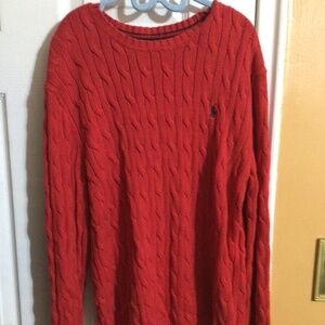 Polo Ralph Lauren Sweater, Red, size  big kids large 14/16